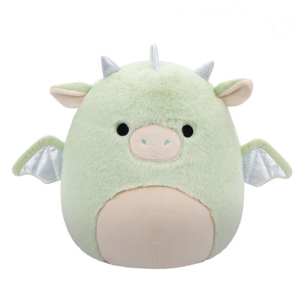NWT 12” Drew the Green Dragon Fuzzamallow Squishmallow - Picture 3 of 5